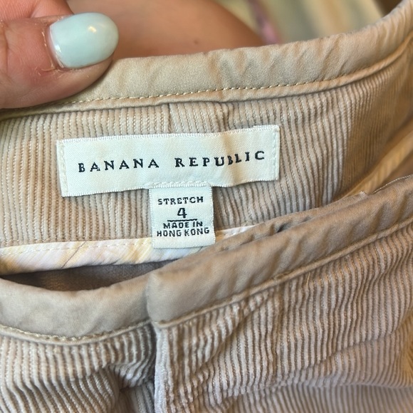 BANANA REPUBLIC 2005 Y2K tan corduroy bootleg pants | 4 - Picture 6 of 6